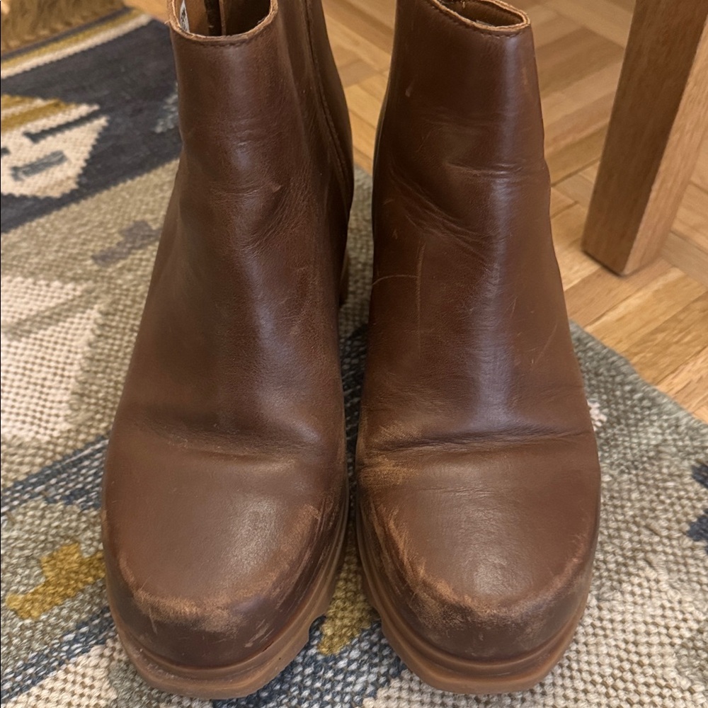 Sorel Women's Rich Brown Ankle Booties - Picture 2 of 4